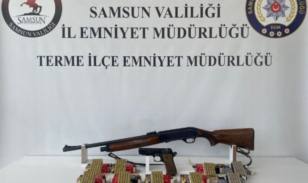 Terme'de Silah Operasyonu: Çok Sayıda Mühimmat Ele Geçirildi