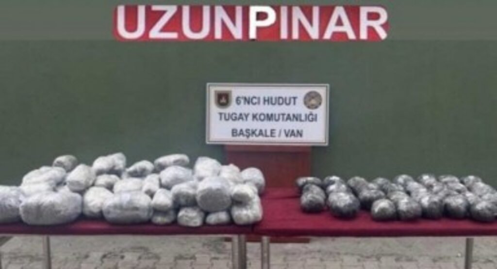 Teröristlere büyük darbe: Van’da 57 kilogram uyuşturucu ele geçirildi
