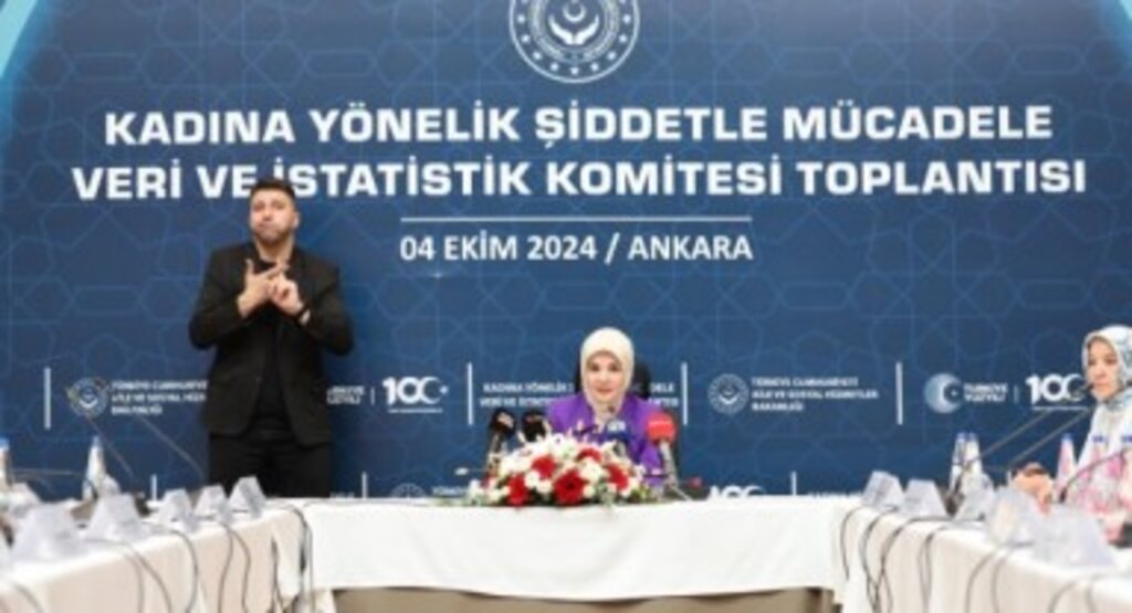 Aile ve Sosyal Hizmetler Bakanı Göktaş, Kadına Yönelik Şiddetle Mücadele Veri ve İstatistik Komitesi Toplantısı'nda konuştu