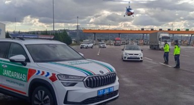 Cayrokopter ile Havadan Trafik Denetimi Başladı