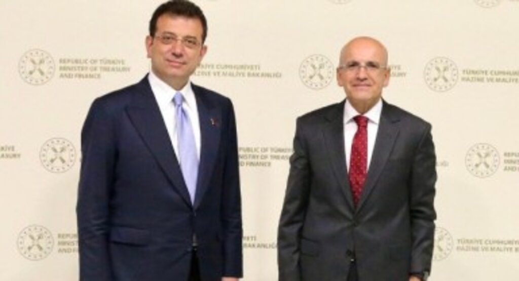 Ekrem İmamoğlu, Bakan Mehmet Şimşek’le bir araya geldi