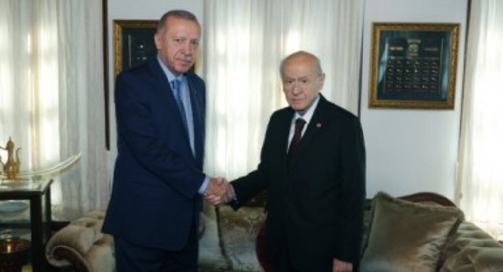 Erdoğan ve Bahçeli bir araya geldi!