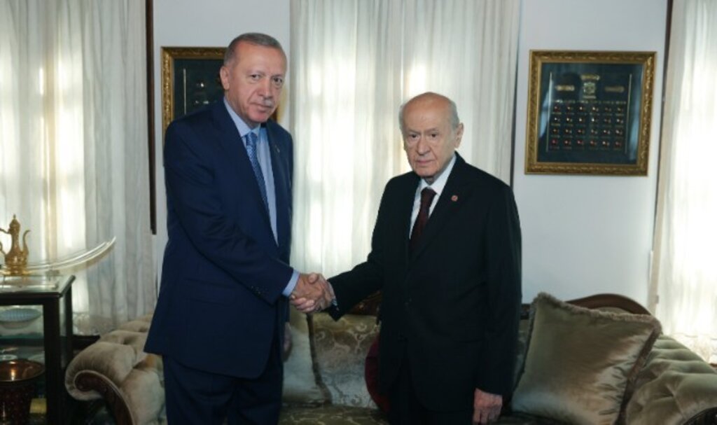 Erdoğan ve Bahçeli bir araya geldi!