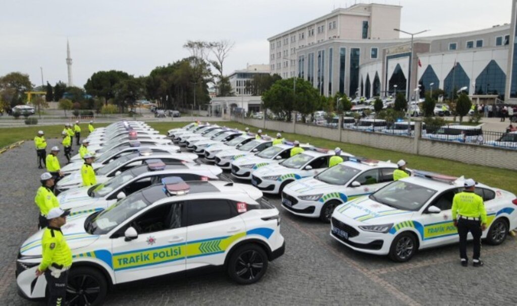 İçişleri Bakanlığı tarafından Samsun Emniyetine 91 yeni araç tahsis edildi