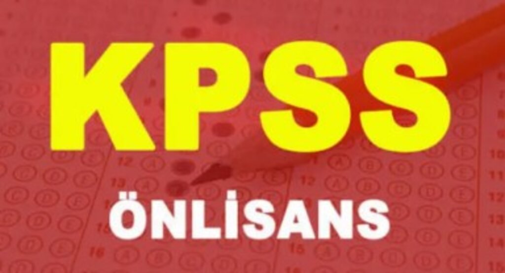 KPSS ön lisans branş sıralaması açıklandı
