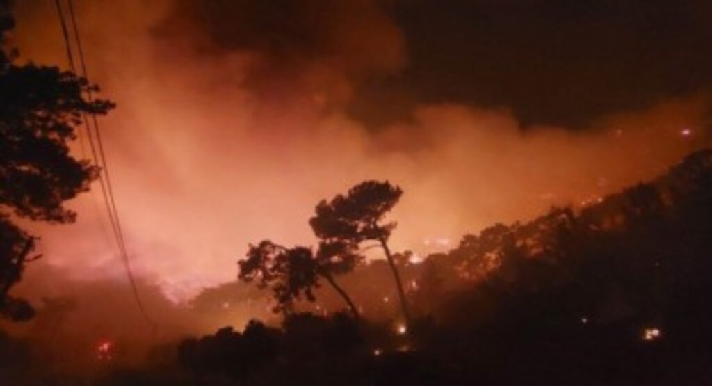 Muğla’da yangın: 11 kişi tahliye edildi