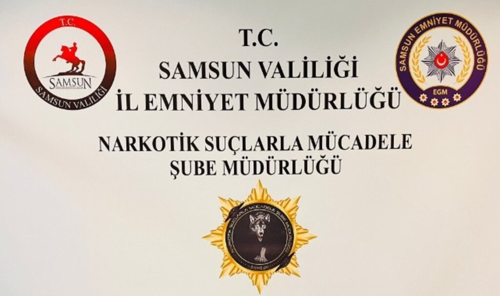 Samsun’da 1 kilo skunk ele geçirildi