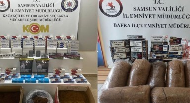 Samsun’da Kaçakçılığa Büyük Darbe: Binlerce Makaron ve Kaçak Tütün Ele Geçirildi!