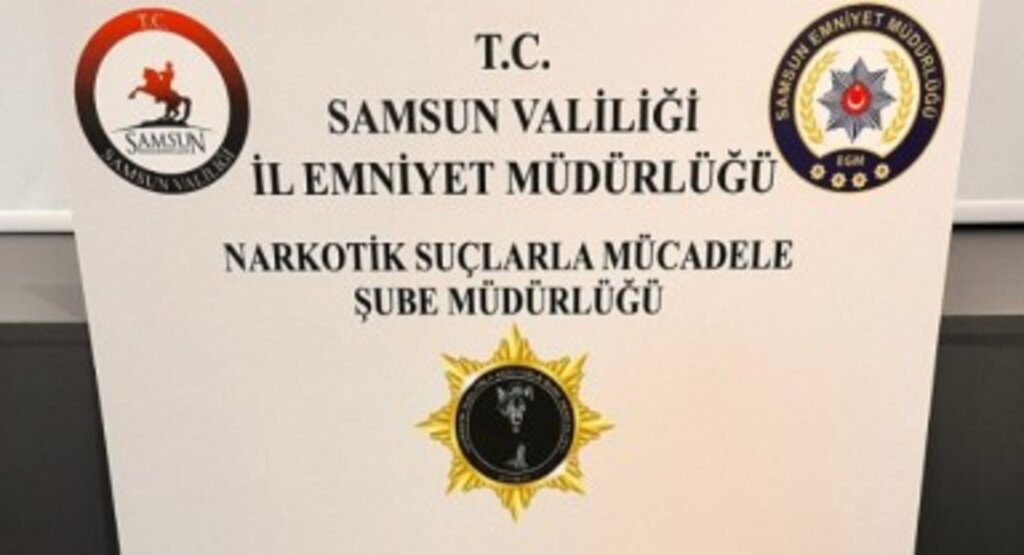 Samsun'da narkotikten operasyon!