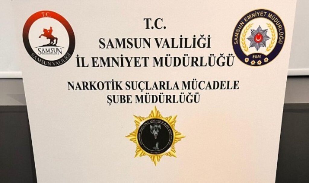Samsun'da narkotikten operasyon!