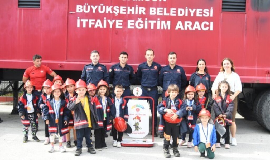 Samsunun Küçük İtfaiye Gönüllüleri