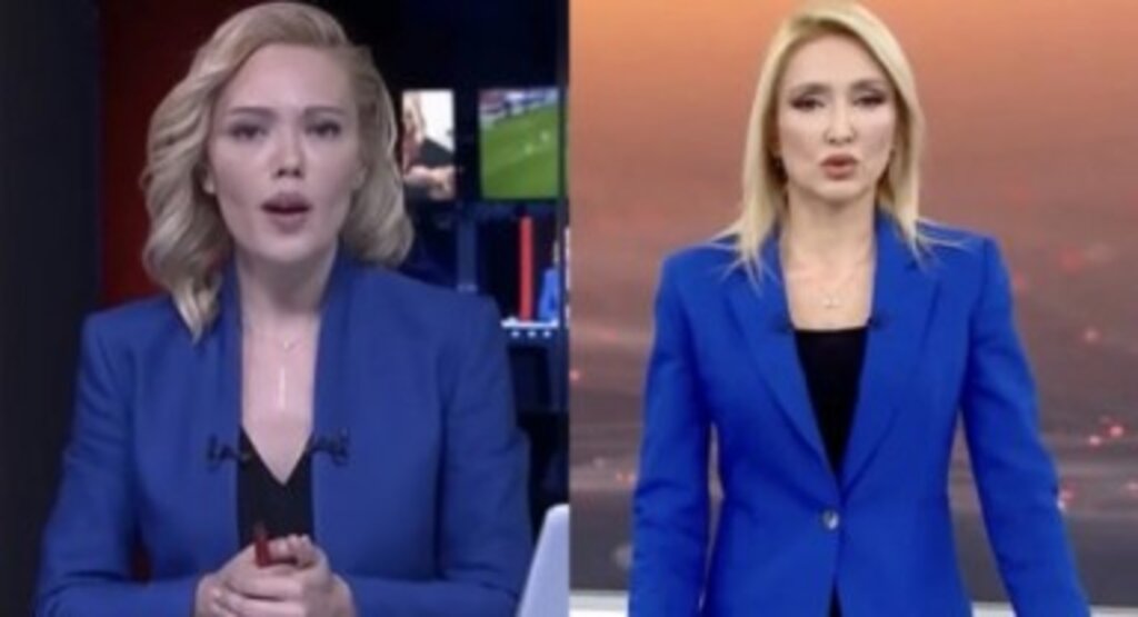 TRT spikerinden kıyafetiyle mesaj