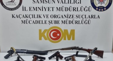 Bafra'da Silah Kaçakçılığına Büyük Darbe