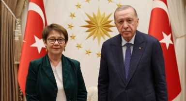 Cumhurbaşkanı Erdoğan, Avrupa İmar ve Kalkınma Bankası Başkanıyla görüştü