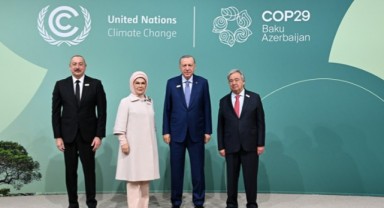 Cumhurbaşkanı Erdoğan COP29 Dünya Liderleri İklim Zirvesi’nde