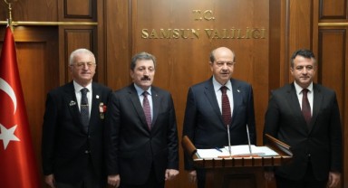 Kuzey Kıbrıs Türk Cumhuriyeti Cumhurbaşkanı Ersin Tatar, Samsun'da!