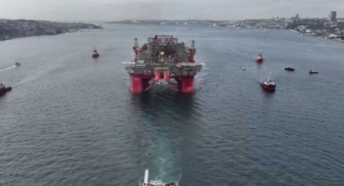 Dev sondaj gemisi geçişini tamamladı: İstanbul Boğazı gemi trafiğine yeniden açıldı