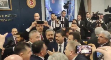 İçişleri Bakanlığı bütçe görüşmesinde arbede çıktı