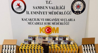 Samsun’da Kaçak Tütün Operasyonu