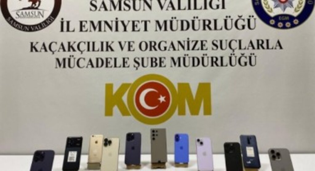 Çarşamba'da Kaçak Telefon Operasyonu: 11 Cihaz Ele Geçirildi