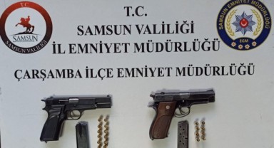 Çarşamba’da Uyuşturucu ve Silah Ele Geçirildi