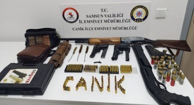 Samsun Canik’te Silah ve Mühimmat Operasyonu: Çok Sayıda Ruhsatsız Silah Ele Geçirildi