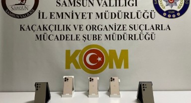 Samsun İlkadım'da Gümrük Kaçağı Cep Telefonu Operasyonu: 5 Adet Cep Telefonu Ele Geçirildi