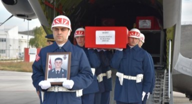 Şehit Teğmen Tunahan Dağlı’nın naaşı Amasya’da törenle karşılandı