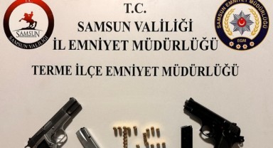 Terme Polisi Şüpheli İki Kişiyi Gözaltına Aldı