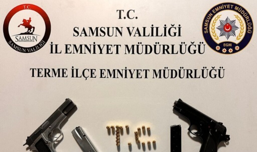 Terme Polisi Şüpheli İki Kişiyi Gözaltına Aldı