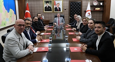 TİMBİR Heyeti Samsun Valisi Orhan Tavlı'yı Ziyaret Etti