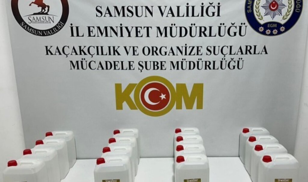 Yılbaşı Öncesi Etil Alkol Operasyonu: 80 Litre Etil Alkol Ele Geçirildi
