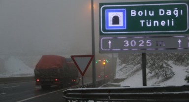 Bolu Dağı'nda Sis ve Sağanak