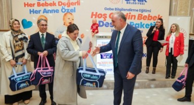 Canik'te Anne Adaylarına Bebek Destek Paketi