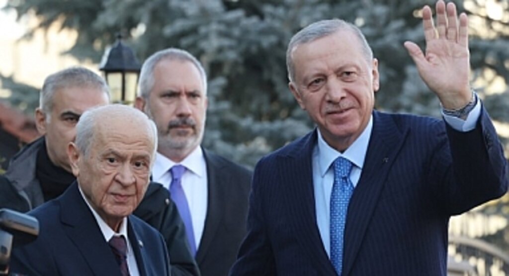 Cumhurbaşkanı Erdoğan, MHP Lideri Bahçeli'yi Ziyaret Etti