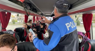 Dolandırıcılık ve KADES Farkındalığı İçin Terminalde Broşür Dağıtımı Yapıldı