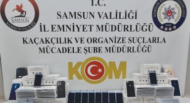 İlkadım’da Kaçakçılık Operasyonu: 572 Gümrük Kaçağı Telefon Parçası Ele Geçirildi