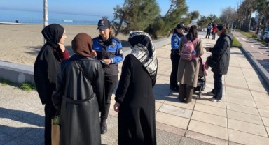 Samsun’da Vatandaşlar Dolandırıcılık ve KADES Uygulaması Hakkında Bilgilendiriliyor