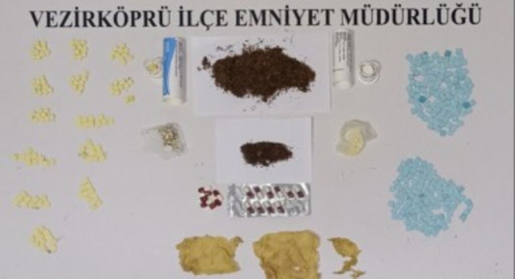 Samsun Vezirköprü’de Uyuşturucu Operasyonu: İki Şüpheli Gözaltında