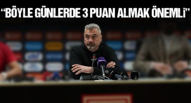 Samsunspor Teknik Direktörü Thomas Reis: Böyle günlerde 3 puanı almak önemli.
