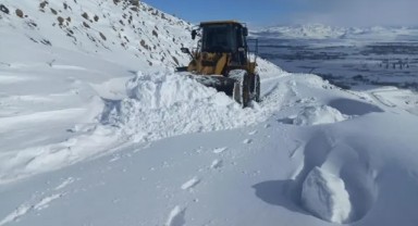 Van’da yoğun kar yağışı sebebiyle 255 yol ulaşıma kapandı