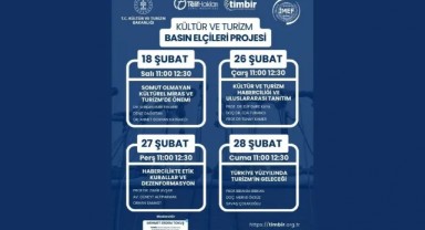 Kültür ve Turizm Basın Elçileri eğitimleri başlıyor