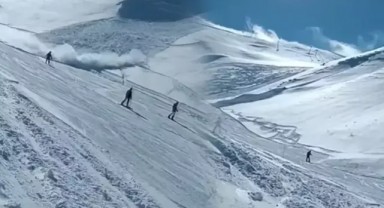 Palandöken’de Çığ Düştü: Alan Taraması Sürüyor