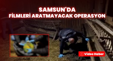 Samsun'da Filmleri Aratmayacak Operasyon: Tavuk Kümesi Görünümlü Uyuşturucu Deposu!