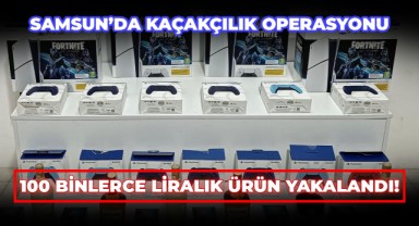 Samsun'da Gümrük Kaçakçılığı Operasyonu: 100 Binlerce Liralık Ürün Yakalandı!