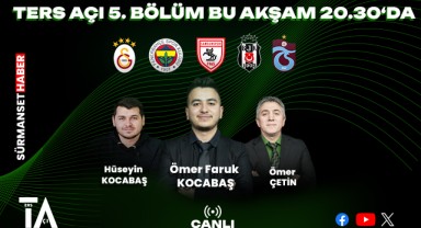 Ters Açı 5.Bölümü ile Bu Akşam 20:30'da Canlı Yayında Sizlerle...