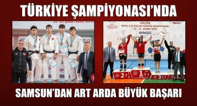 Türkiye Şampiyonası'nda Samsun'dan Art Arda Büyük Başarı
