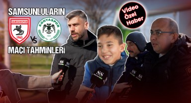 Tümosan Konyaspor-Reeder Samsunspor Maçını Samsunlular Tahmin Etti