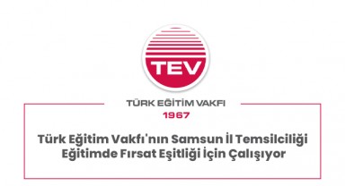 Türk Eğitim Vakfı'nın Samsun İl Temsilciliği Eğitimde Fırsat Eşitliği İçin Çalışıyor