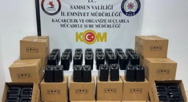 Canik’te 1 Ton Etil Alkol Ele Geçirildi! 1 Kişi Gözaltına Alındı